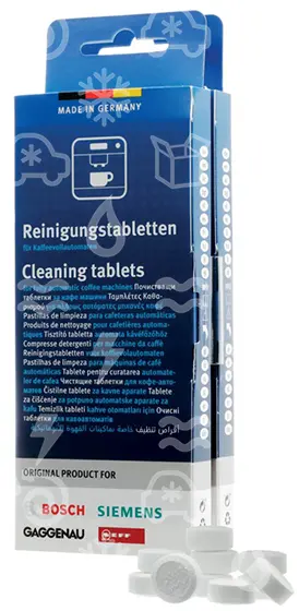 tablety čistící pro kávovary BOSCH / SIEMENS, 20 tablet 2,2g, 2-balení po 10ks